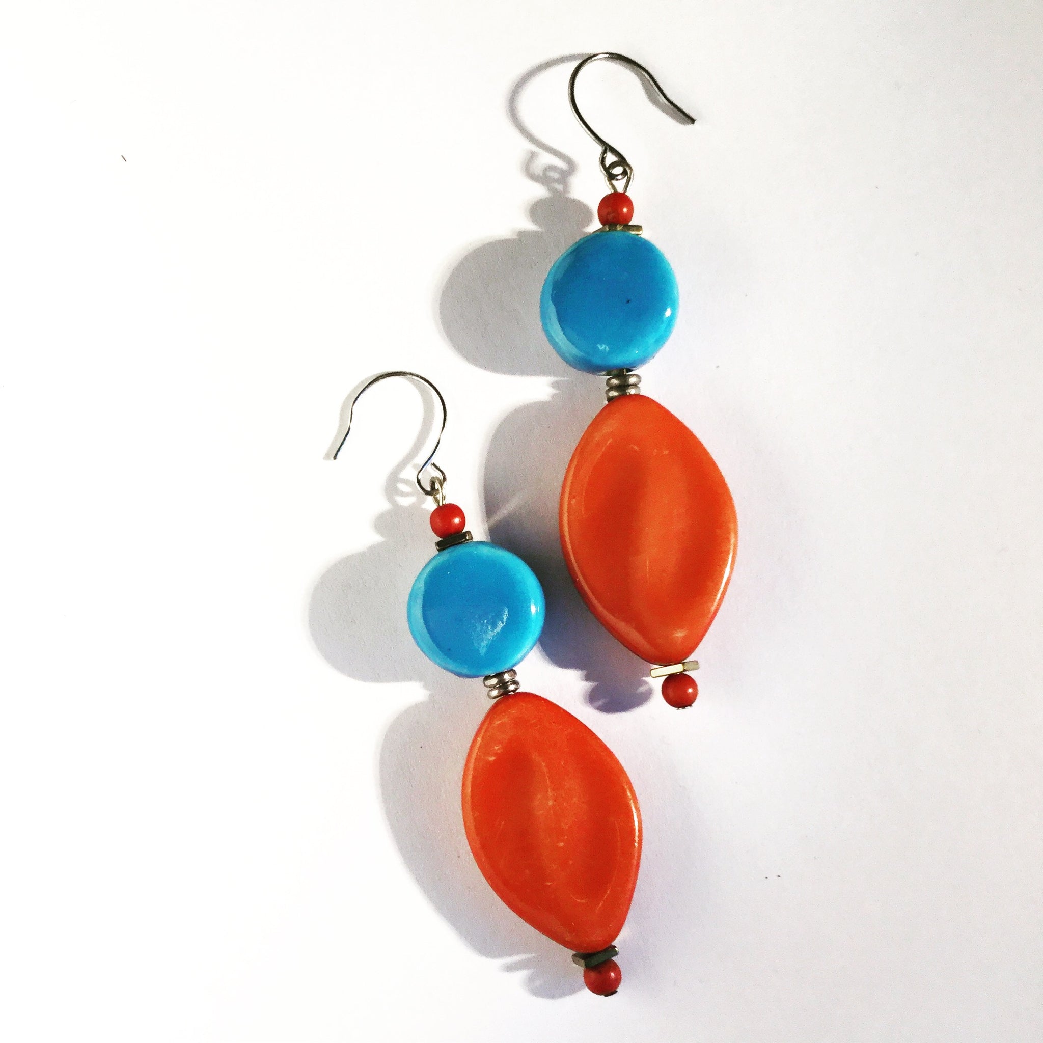 the RIBBA || Upcycled Drop Earrings
