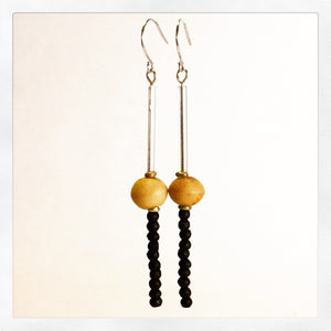 the GAZELLE || Upcycled Dangle Earrings